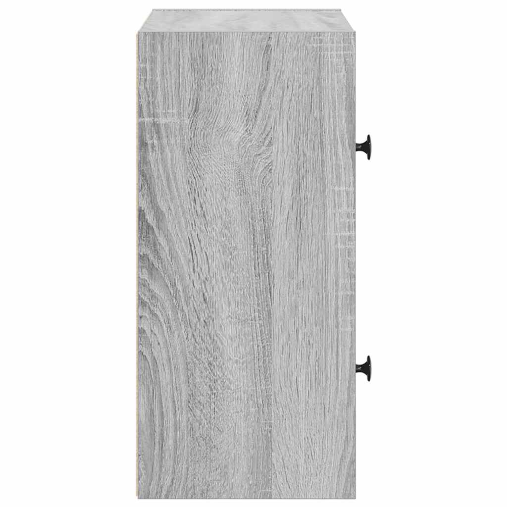 Estante 40x24x52 cm derivados de madeira cinzento sonoma - Image 5