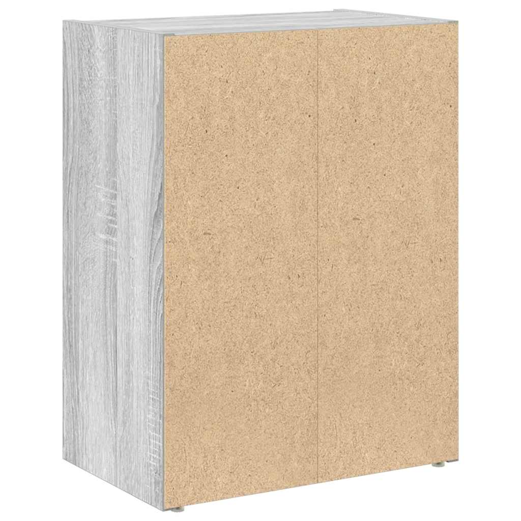 Estante 40x24x52 cm derivados de madeira cinzento sonoma - Image 6