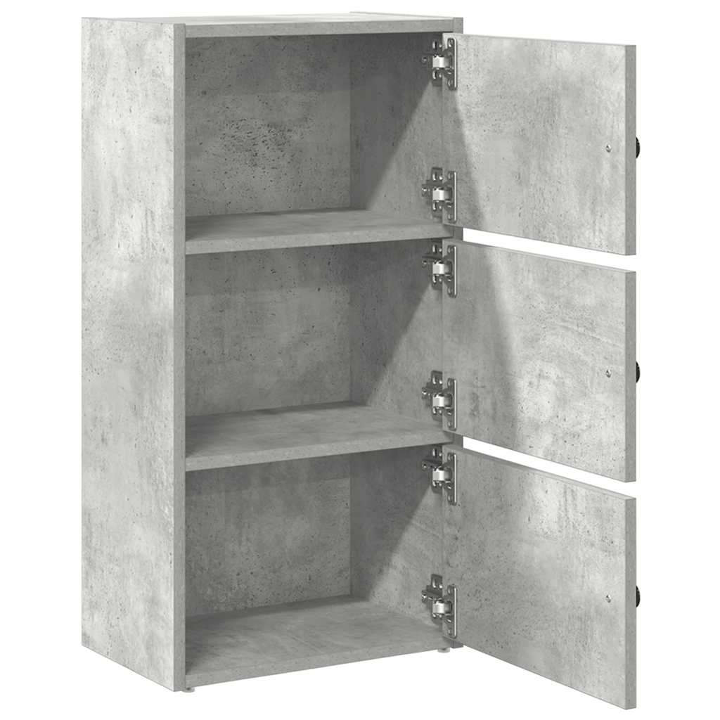 Estante 40x24x77 cm derivados de madeira cinzento cimento - Image 4