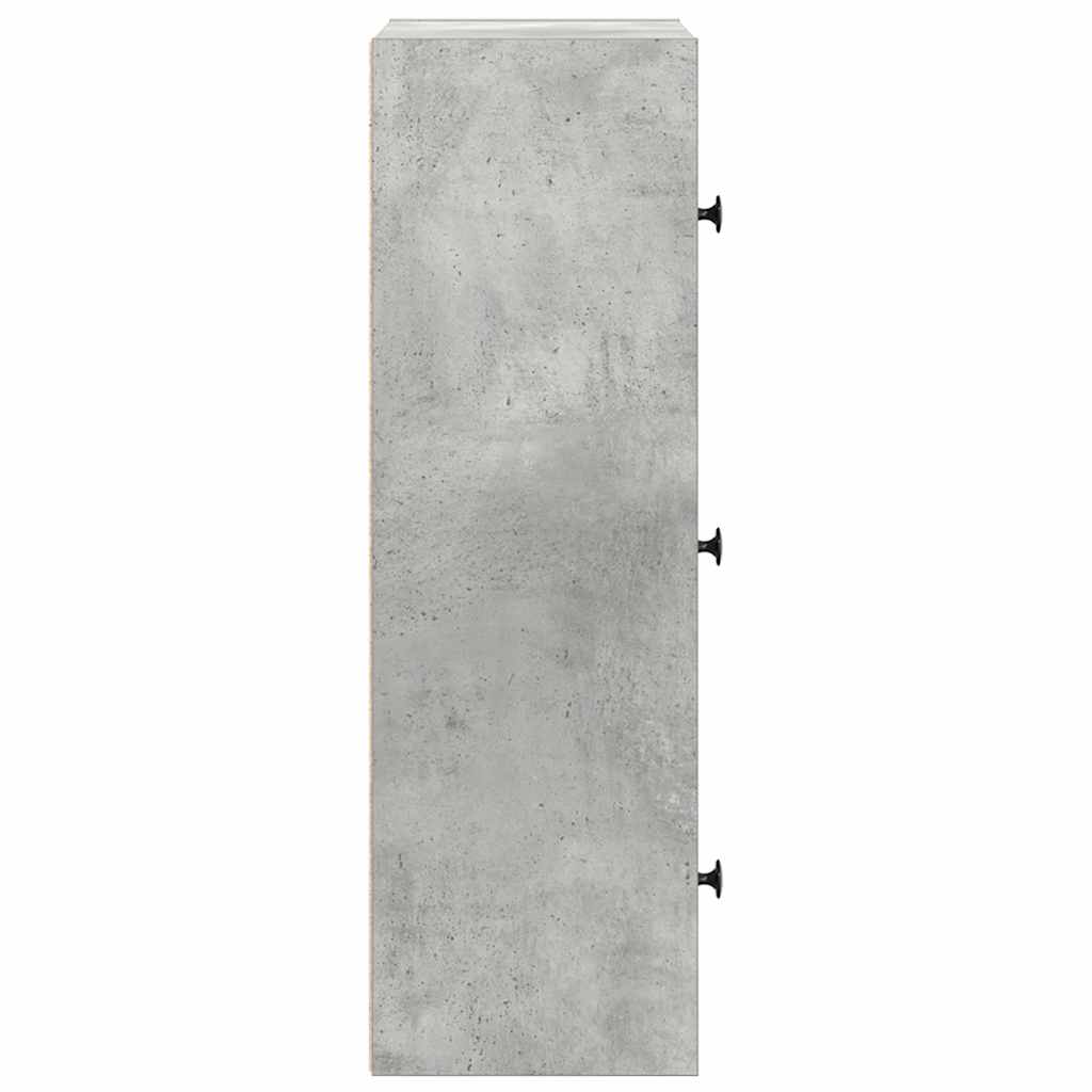 Estante 40x24x77 cm derivados de madeira cinzento cimento - Image 5