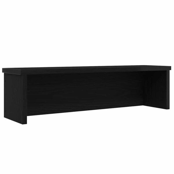 Rack cozinha empilhável preto 60x15x16 cm madeira engenheirada