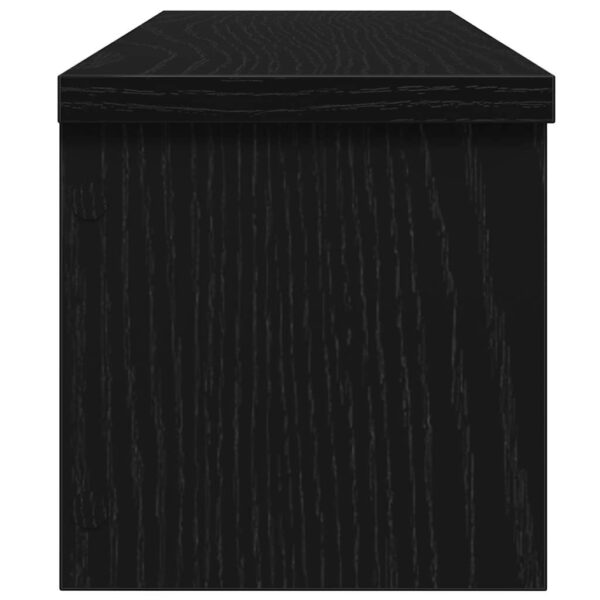 Rack cozinha empilhável preto 60x15x16 cm madeira engenheirada - Image 4
