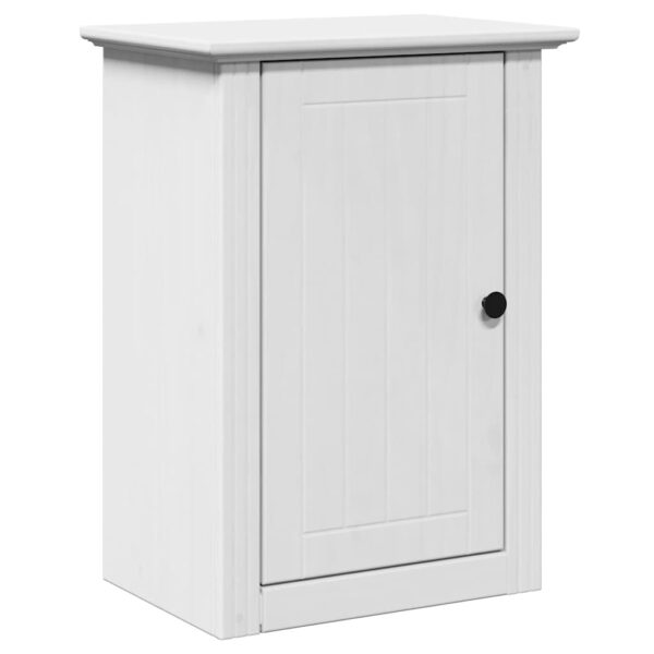 3 pcs conjunto de móveis para WC BODO pinho maciço branco - Image 6