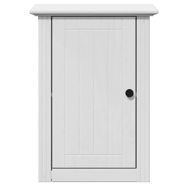 3 pcs conjunto de móveis para WC BODO pinho maciço branco - Image 9