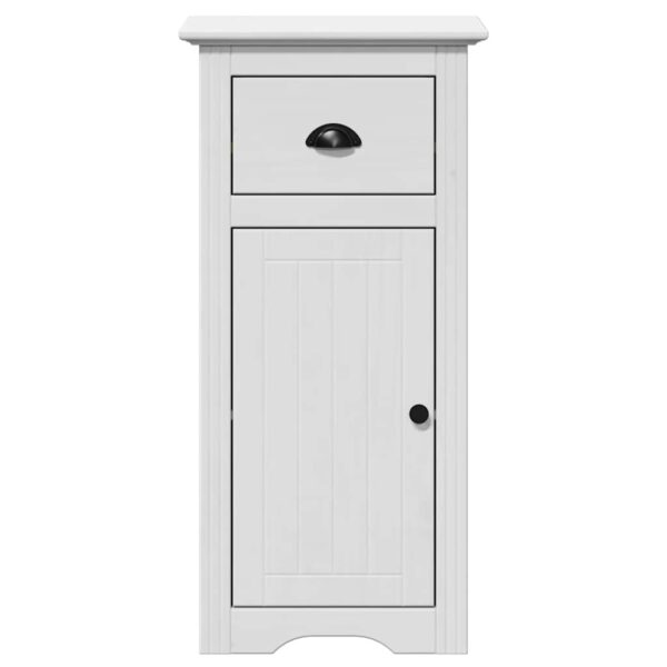 3 pcs conjunto de móveis para WC BODO pinho maciço branco - Image 10