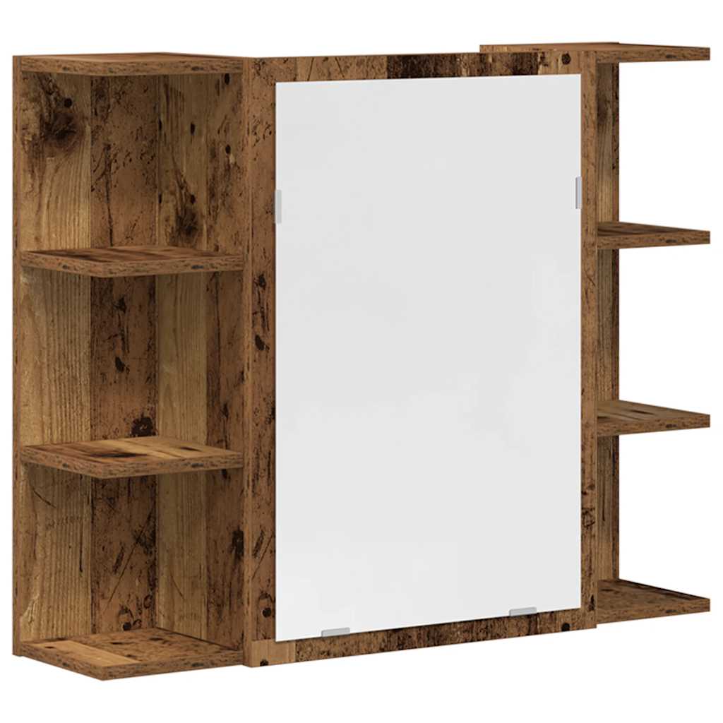 3 pcs conj. móveis casa banho derivados madeira madeira velha - Image 7