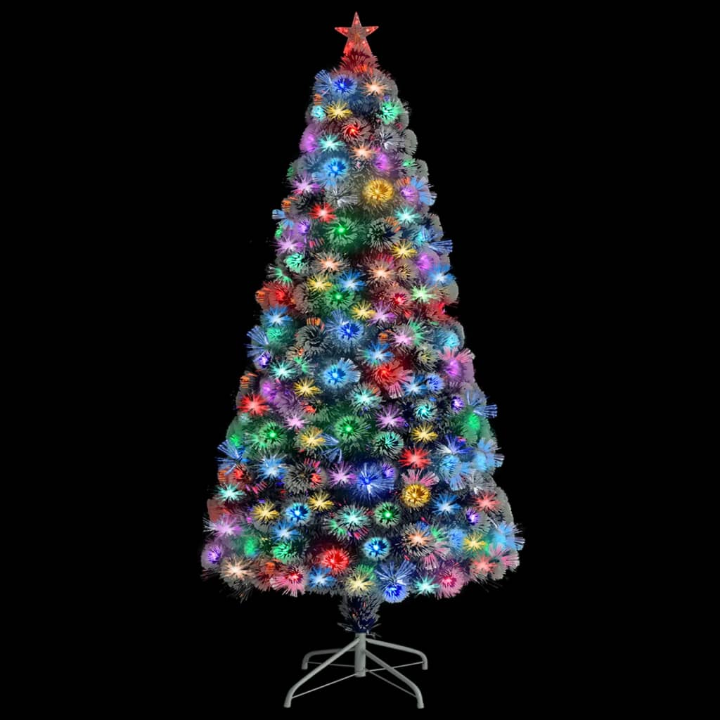 Árvore Natal artificial pré-iluminada fibra ótica branco/azul - Image 2