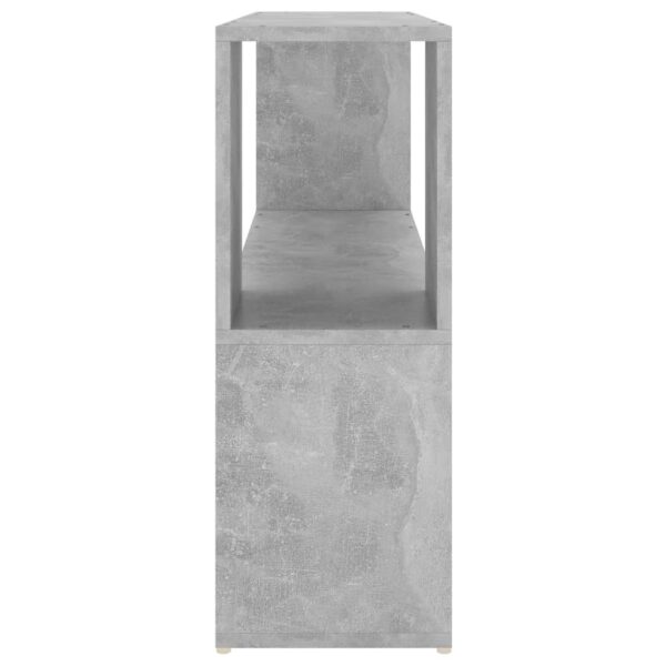 Estante 100x24x63 cm derivados de madeira cinzento cimento - Image 3