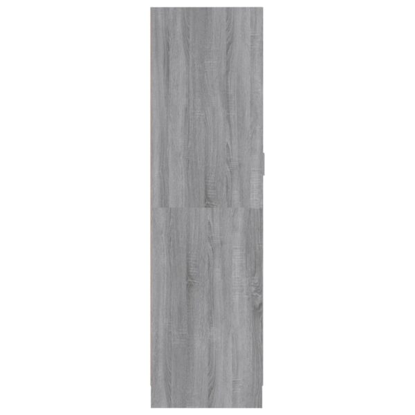 Roupeiro 82,5x51,5x180 cm derivados de madeira cinzento sonoma - Image 5