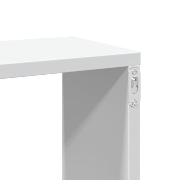 Prateleira de parede 167,5x18x68 cm derivados de madeira branco - Image 7