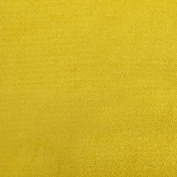 Poltrona com apoio de pés 60 cm veludo amarelo - Image 5