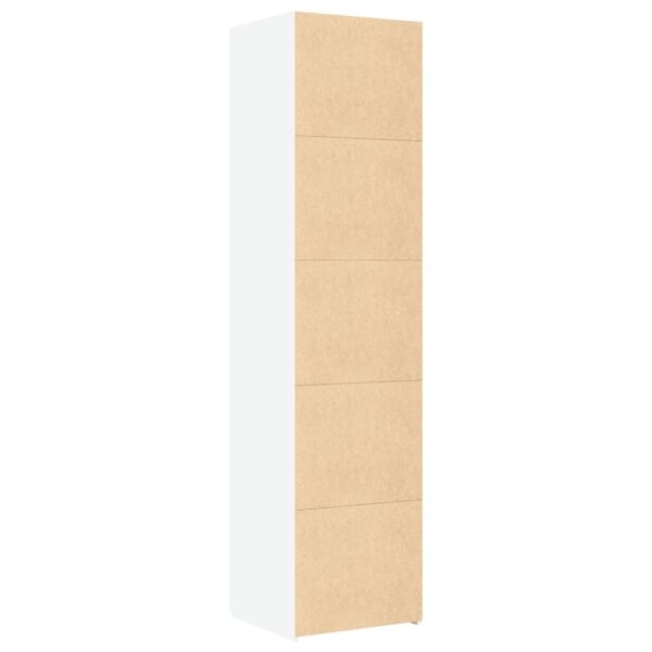 Armário alto 45x42,5x185 cm derivados de madeira branco - Image 5