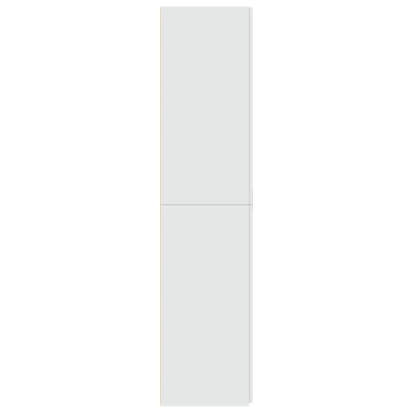Armário alto 70x42,5x185 cm derivados de madeira branco - Image 4