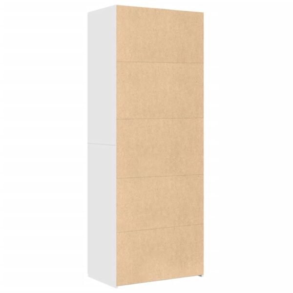Armário alto 70x42,5x185 cm derivados de madeira branco - Image 5