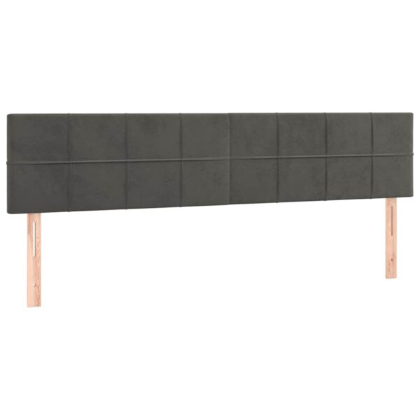 Estrutura cama otomana colchões 160x200 cm cinzento escuro - Image 9