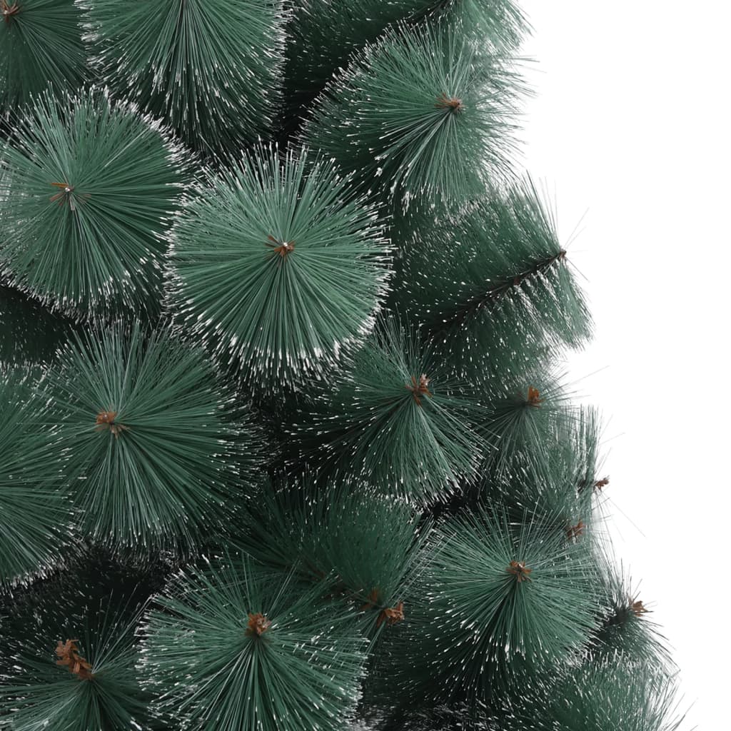 Árvore de Natal artificial com suporte 210 cm PET verde - Image 4