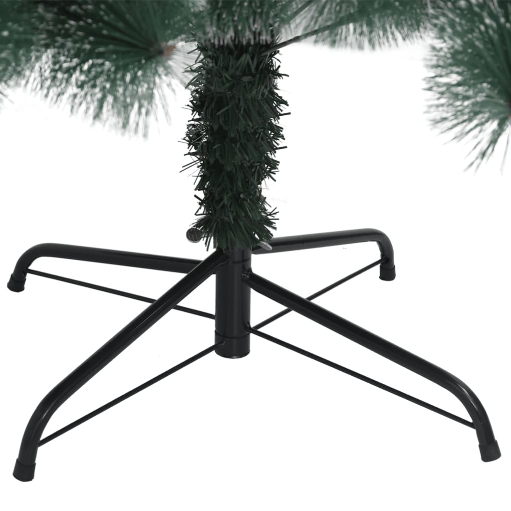 Árvore de Natal artificial com suporte 210 cm PET verde - Image 5