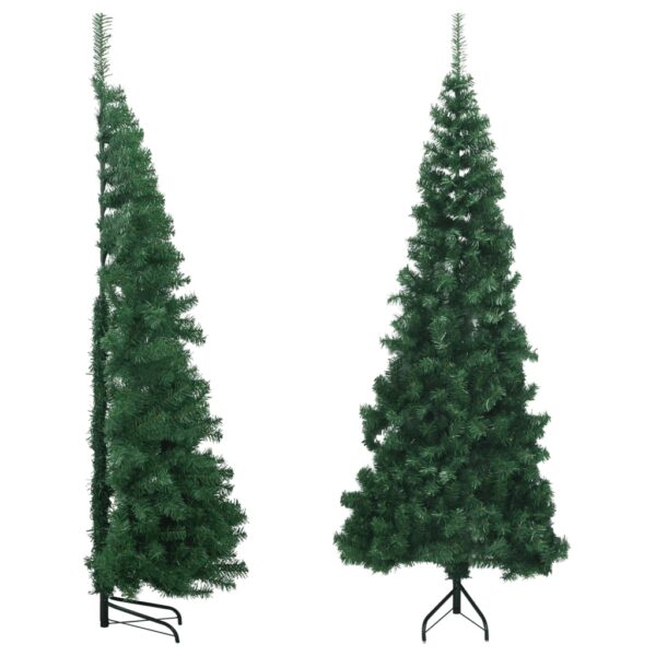 Árvore de Natal artificial de canto 240 cm PVC verde