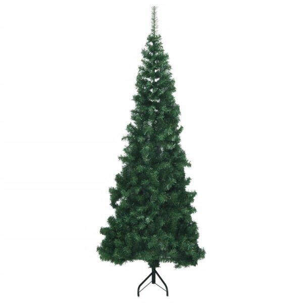 Árvore de Natal artificial de canto 240 cm PVC verde - Image 2