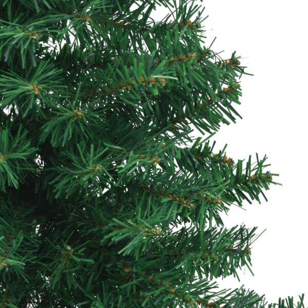 Árvore de Natal artificial de canto 240 cm PVC verde - Image 6