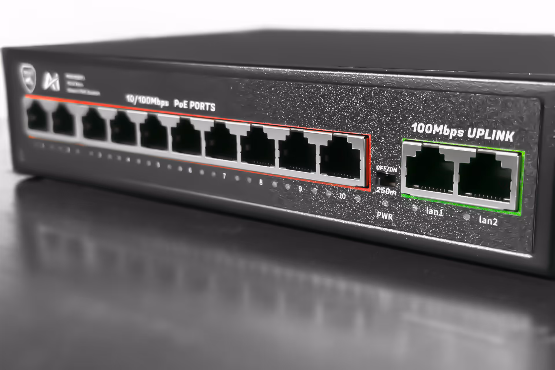 10+2 Port PoE Switch 2