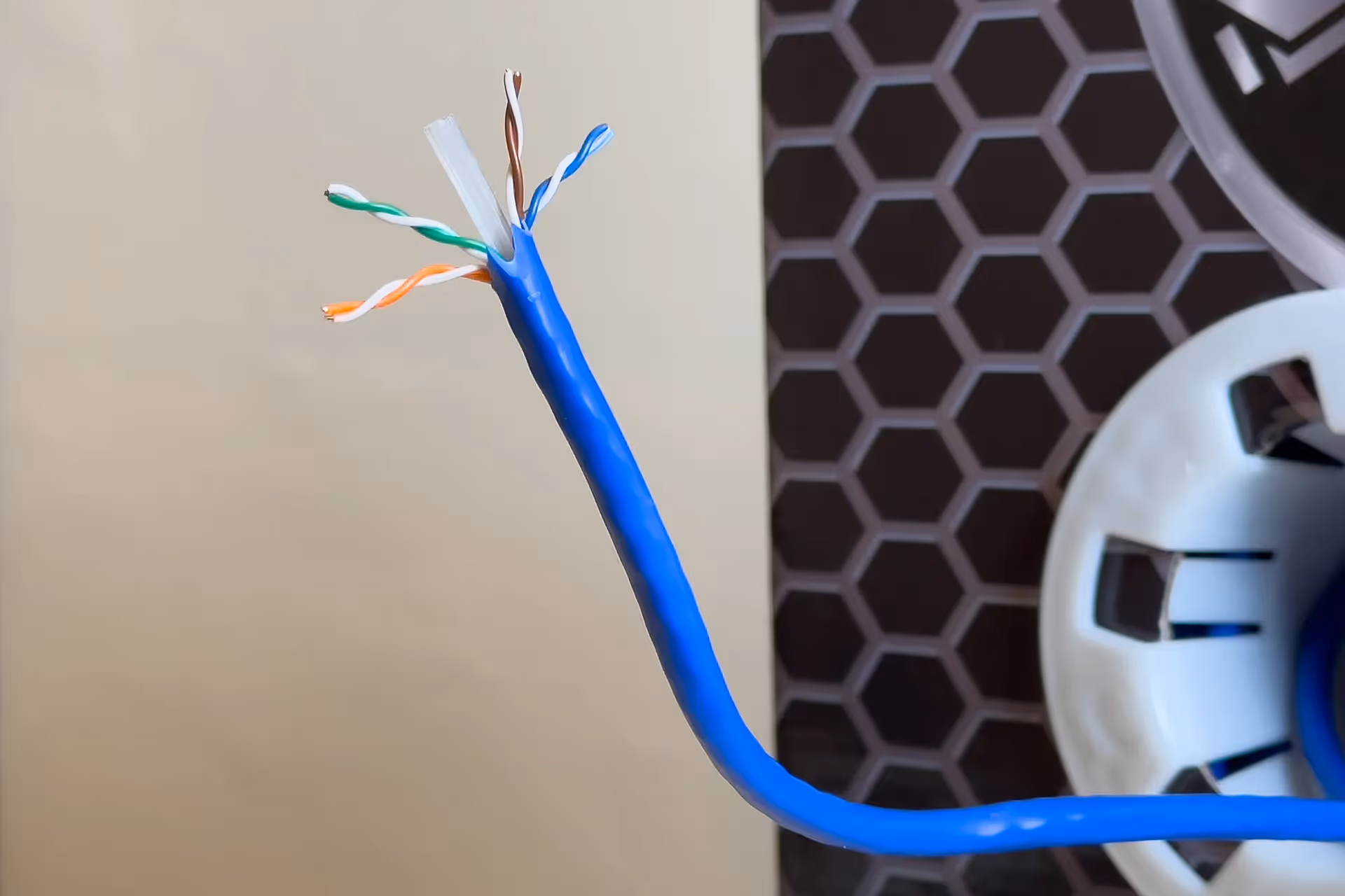 305m 24AWG PU/CCA CAT6 Kablo (max100m)