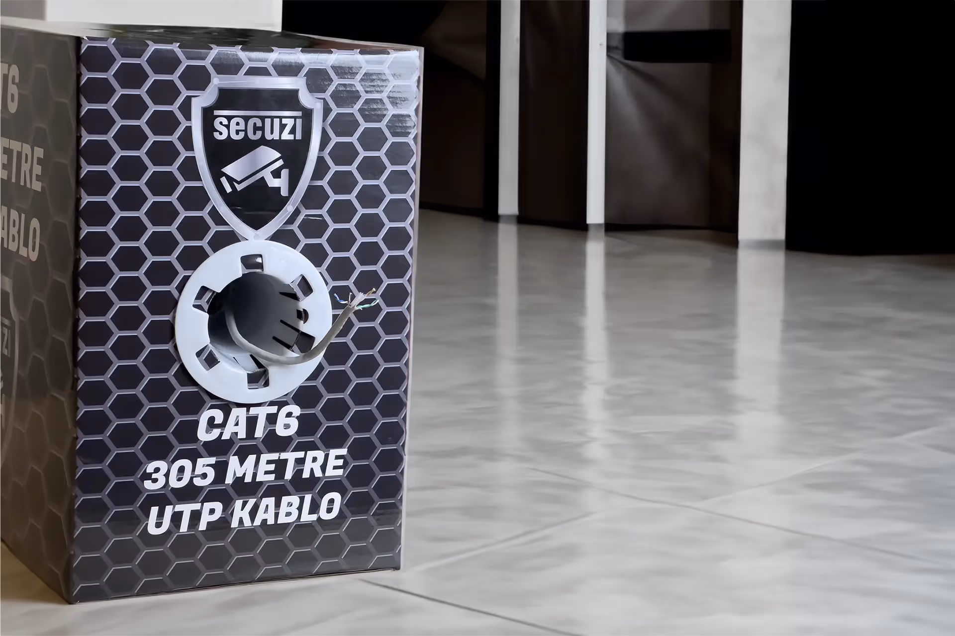 305m 23AWG PU/CCA CAT6 Kablo (max150m) 2