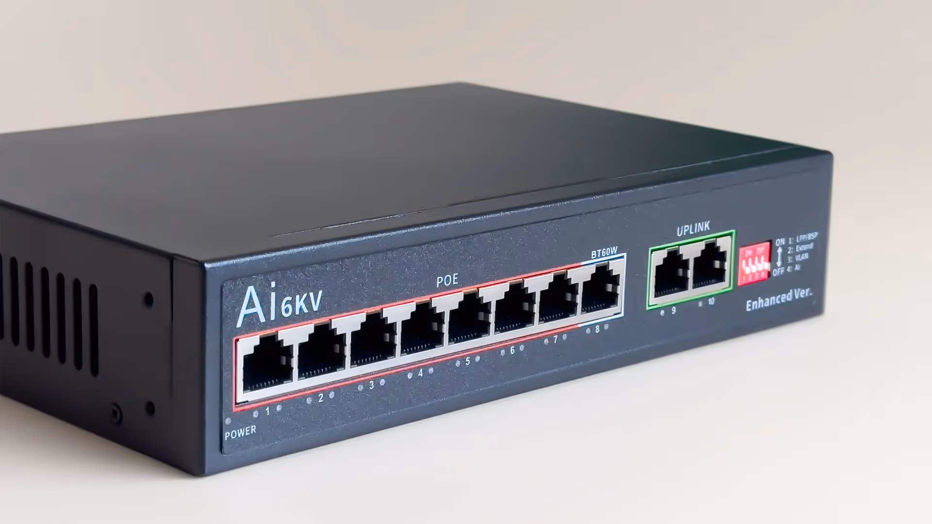 8 Port AI BT Ring Poe Switch 2