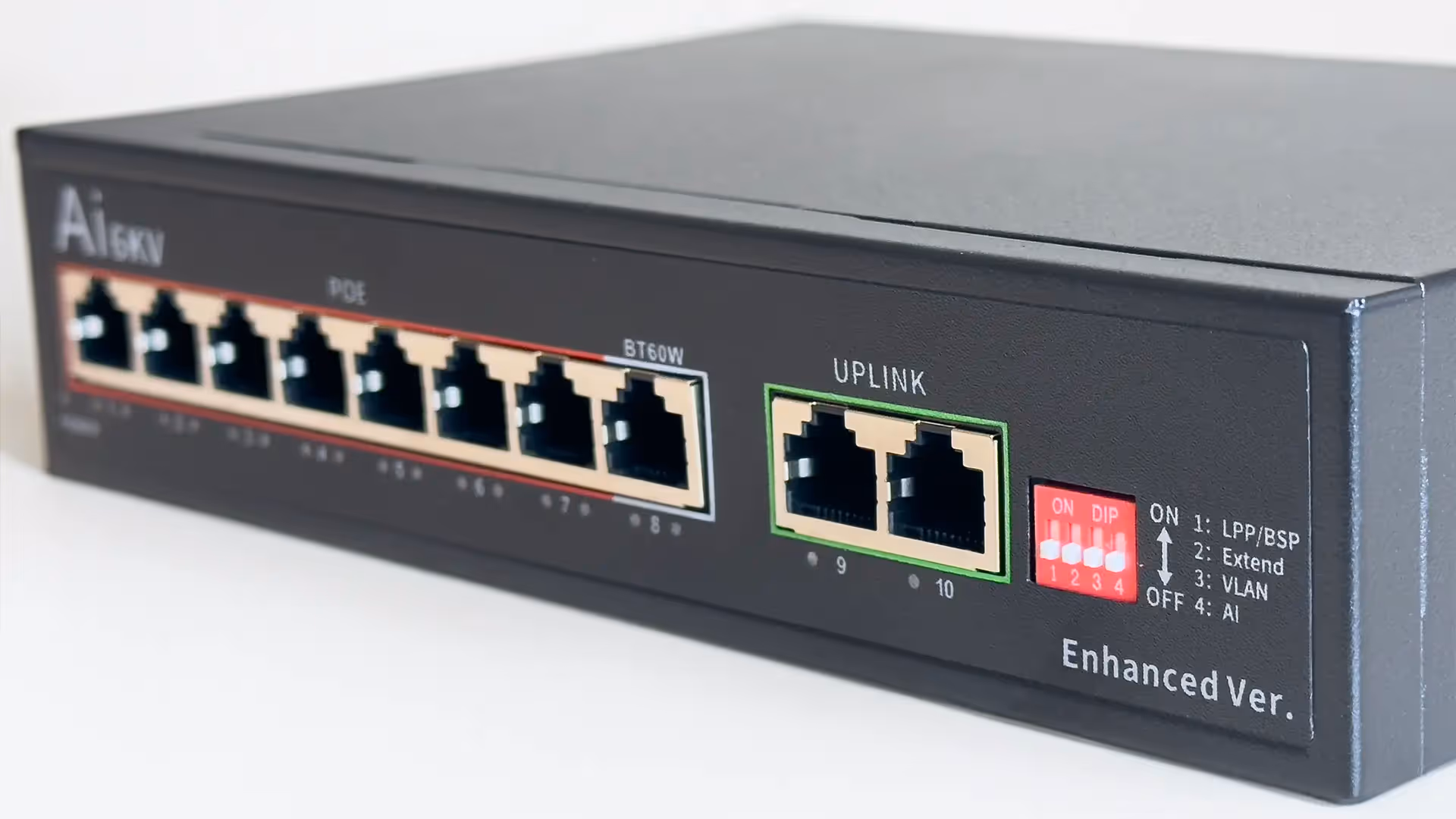8 Port AI BT Ring Poe Switch 3