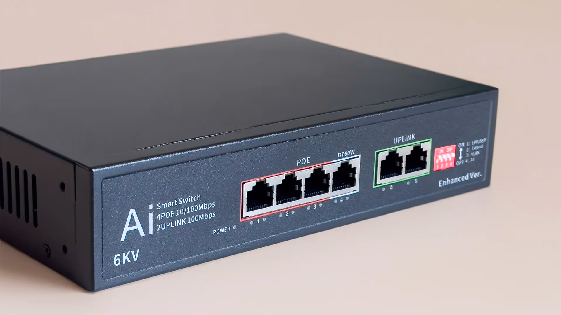 4 Port AI BT Ring Poe Switch 2