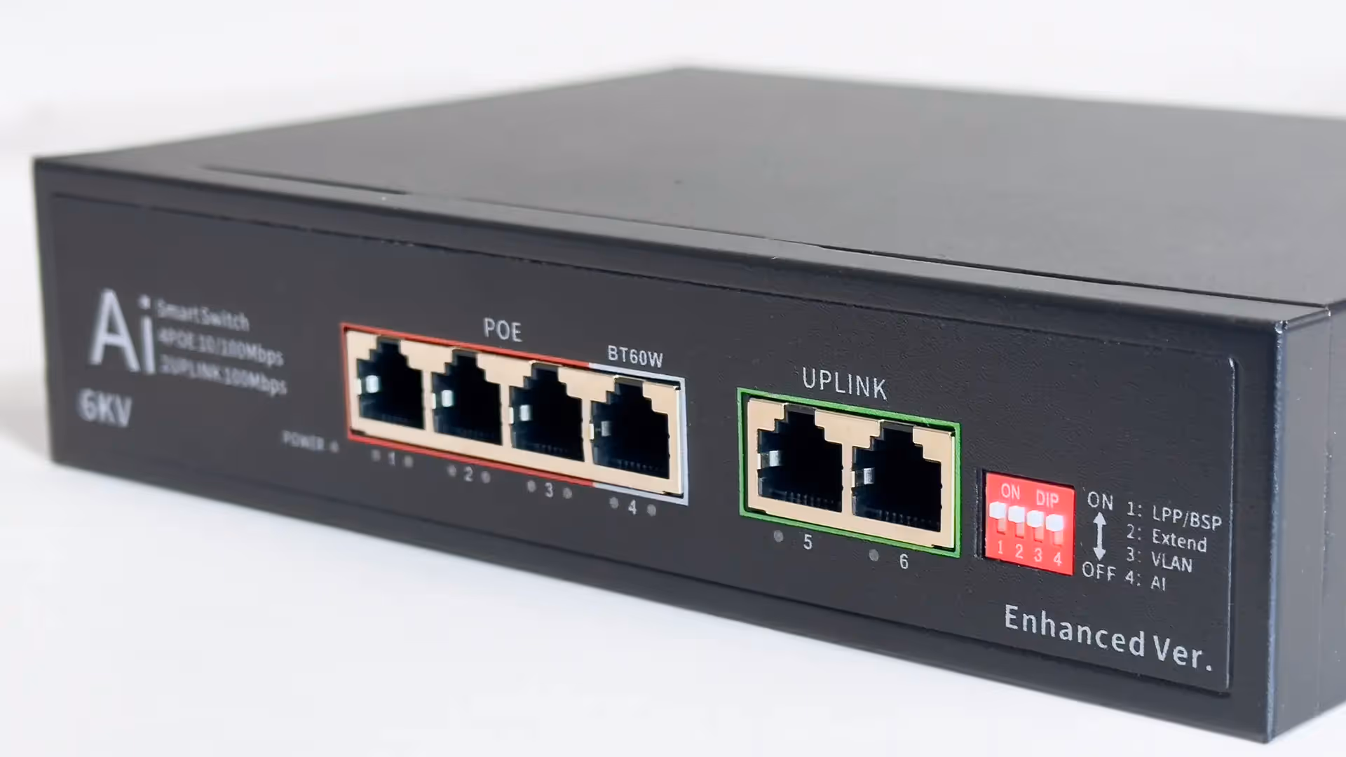 4 Port AI BT Ring Poe Switch 3