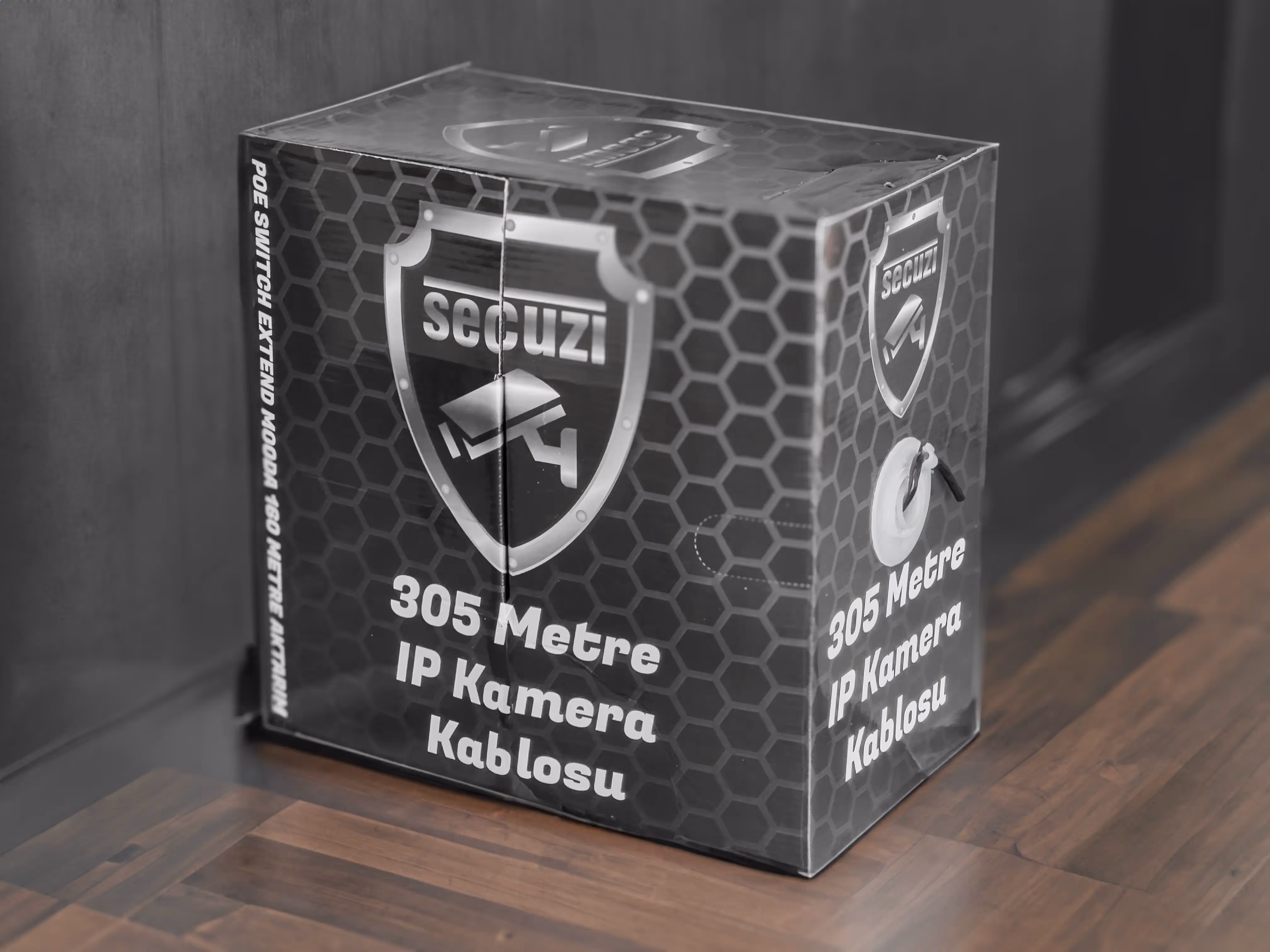 305m 24awg PU/CCA Ip Kamera Kablosu (max 160m)