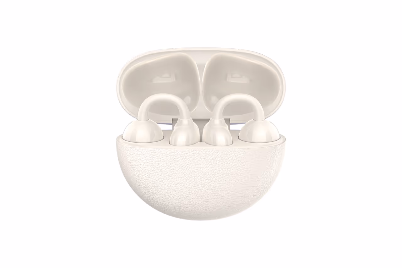 Open Type Free Clip BT Kulaklık ( BEYAZ ) 3. Nesil 2