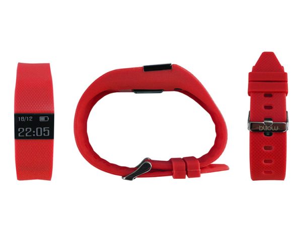 PULSERA SMART ROJO + PULSOMETRO BILLOW