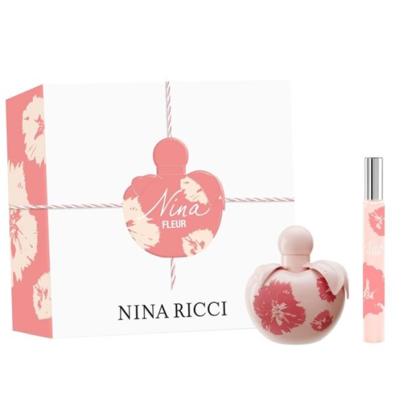 Nina Ricci Nina Fleur Eau De Toilette Spray 50ml Set 2 Piezas