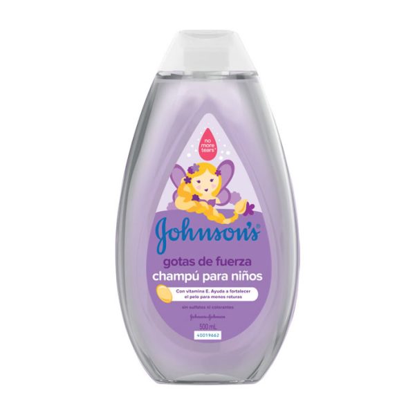 Johnsons Gotas De Fuerza Champú Para Niños 500ml