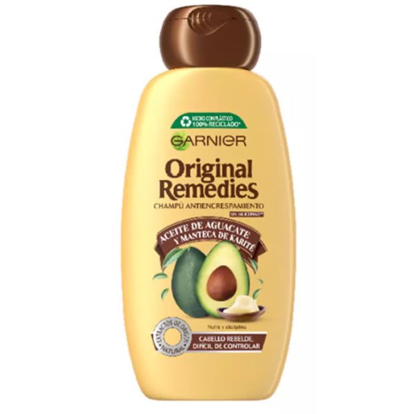 Garnier Original Remedies Champú Aguacate y Karité 600ml