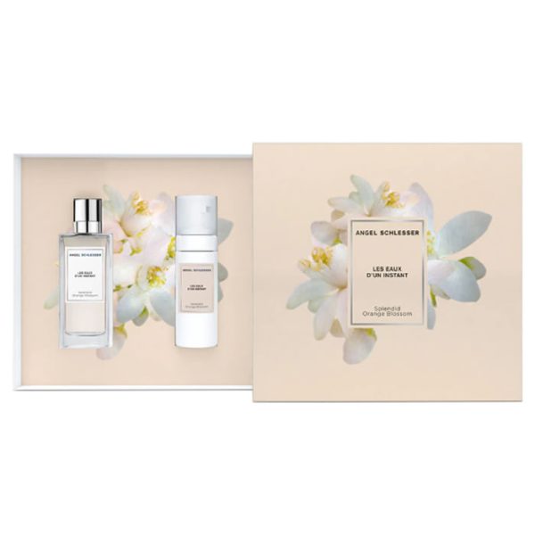 Angel Schlesser Les Eaux D'un Instant Splendid Orange Blossom Eau De Toilette Spray 100ml Set 2 Piezas