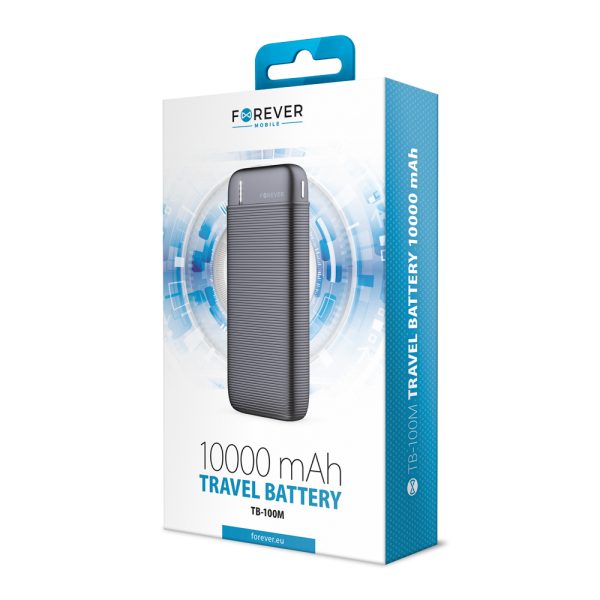 POWERBANK FOREVER 10000 MAH DOBLE USB - NEGRO - Image 7