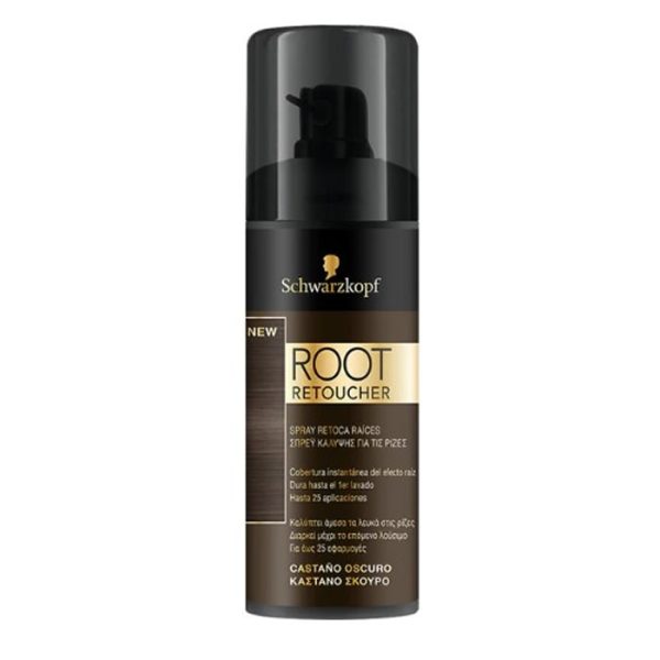 Schwarzkopf Root Retoucher Castaño Oscuro Spray 120ml