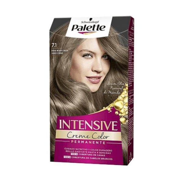 Schwarzkopf Palette Intensive Creme Color Tinte 7.1 Rubio Medio Ceniza