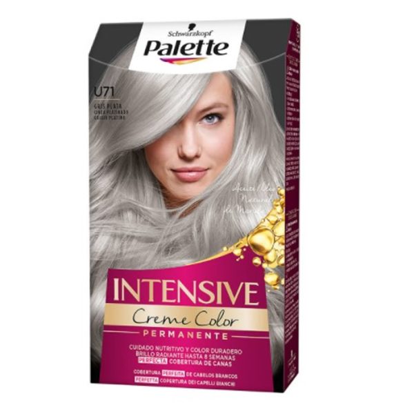 Schwarzkopf Palette Intensive Creme Color Tinte U71 Gris Plata