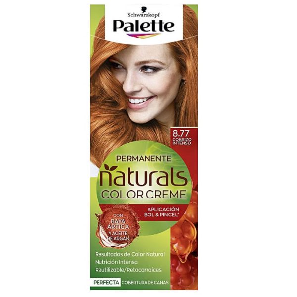 Schwarzkopf Palette Naturals Color Creme 8.77 Cobrizo Intenso