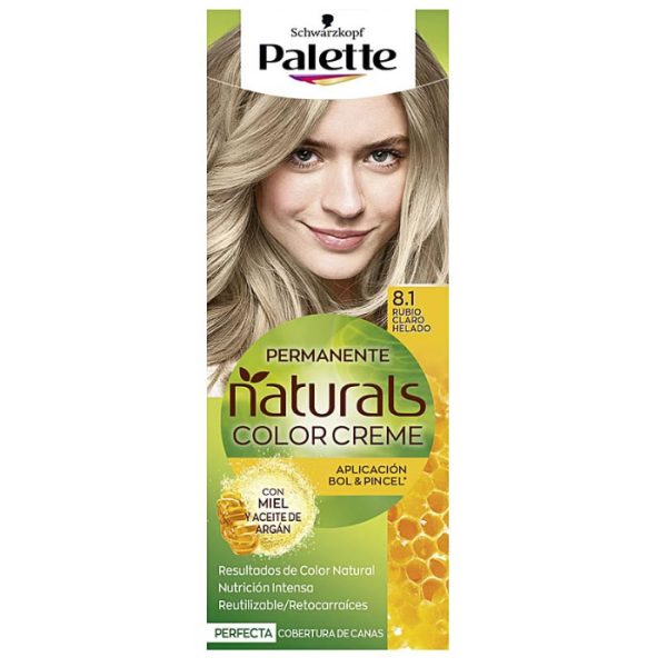 Schwarzkopf Palette Naturals Color Creme 8.1 Rubio Claro Helado