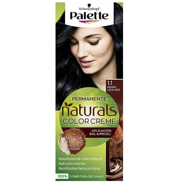 Schwarzkopf Palette Naturals Color Creme 1.1 Negro Azulado