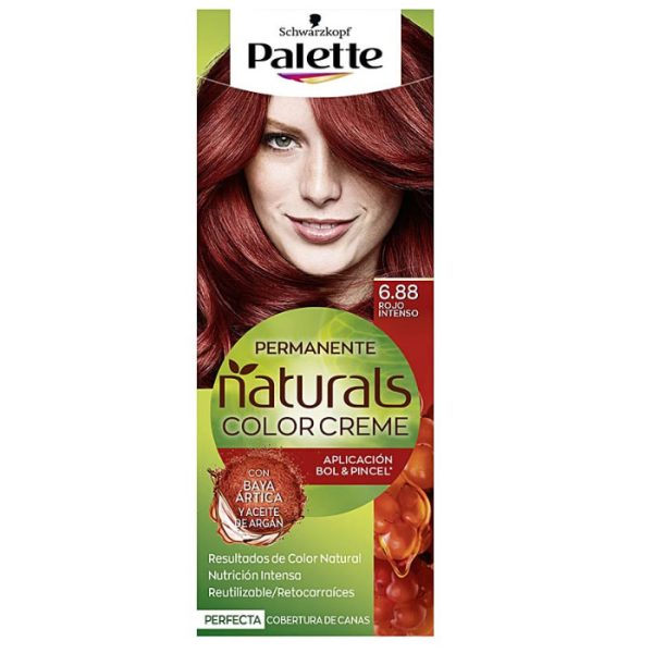 Schwarzkopf Palette Naturals Color Creme 6.88 Rojo Intenso