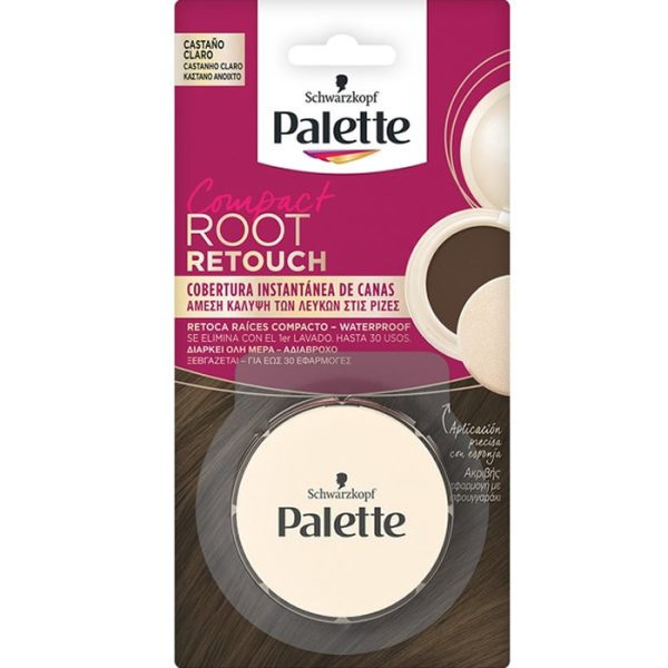 Schwarzkopf Palette Compact Root Retouch Retoca Raices Castaño Claro