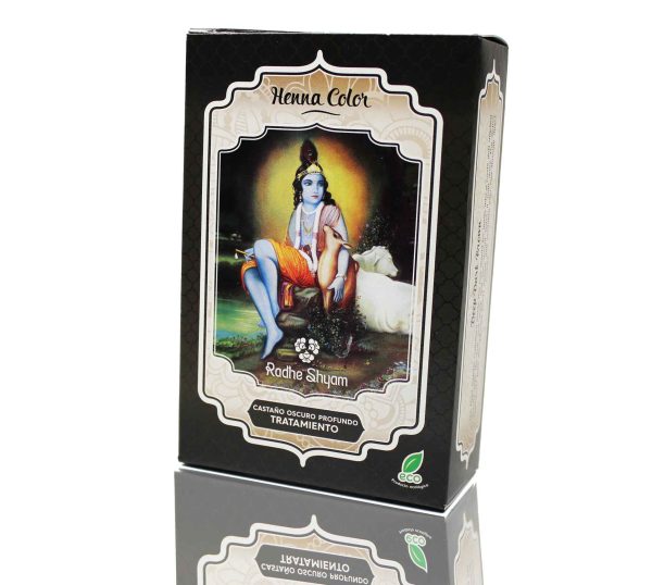 Henna Radhe Castaño Oscuro Profundo Tratam 100g