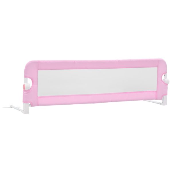 Barra de segurança p/ cama infantil 120x42cm poliéster rosa - Image 2