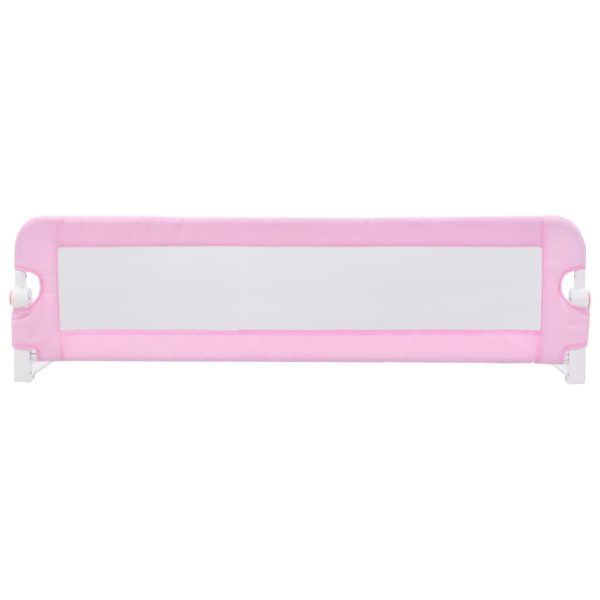 Barra de segurança p/ cama infantil 120x42cm poliéster rosa - Image 3